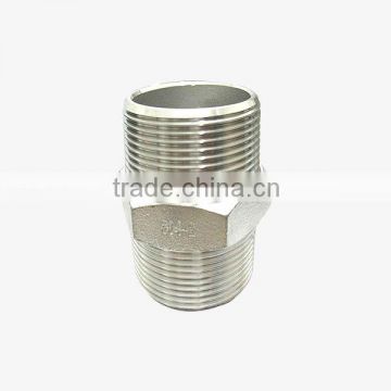 stainless steel hex nipple