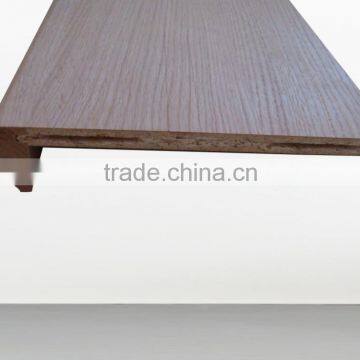 good quality Stair Tread of Laminted wood with Pine, Oak,Maple veneer wraped