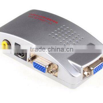 Computer Laptop PC VGA To Video Universal PC VGA to TV AV RCA Signal Adapter Converter Video Switch Box Supports NTSC PAL System photo-4