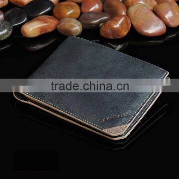 Multifunctional pu leather men's wallet for wholesales