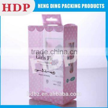 Factory custom full color printed clear pvc box manufacturer