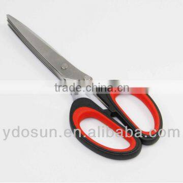 low cost multifunction 5 blade kitchen herb scissors