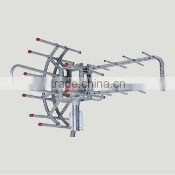 UHF/VHF/FM remote control outdoor antenna