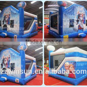 EN14960 commercial inflatable slide jumping castles sale