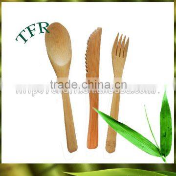 Biodegradable colored wooden fork disposable colored