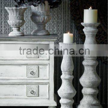 H170 antique candle holders for home