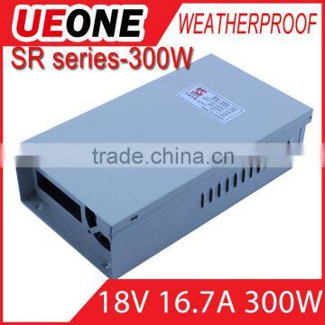 300w 18v Weatherproof Led Power Supply