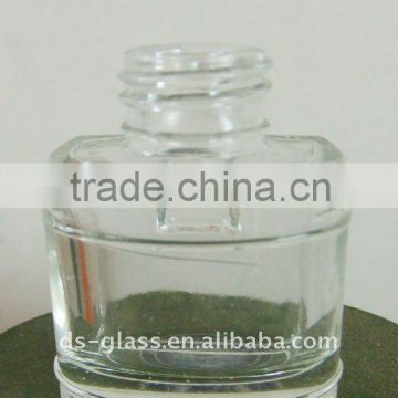 cylinder shape Nail Polish Glass Bottle