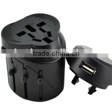 2016 hot selling  electric world usb travel adapter universal USB travel adaptor 5V 1A