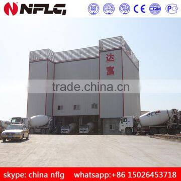 Great service long working life best price trailer concrete batching plant