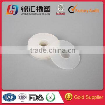 Silicone high performance clear flat washer