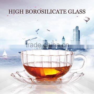 factory price style pyrex glass for tea 250ml