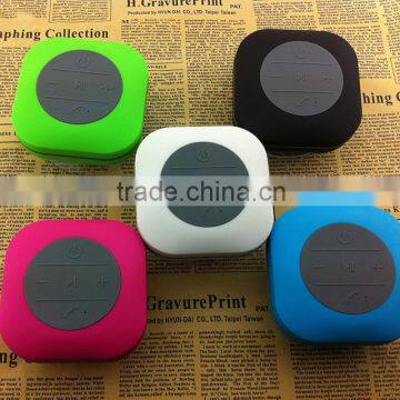 Private mould IPX4 ROHS waterproof bluetooth shower speaker