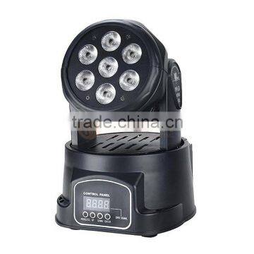 Mini 7X10W 4in1 Moving Head Light Pro Stage DJ Equipment Lighting photo-3