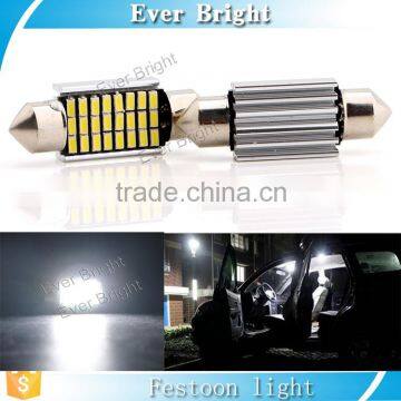 Festoon 3014 24smd Auto Lamp Reading dome roof Light 12V Led Car interior Light festoon bulbs