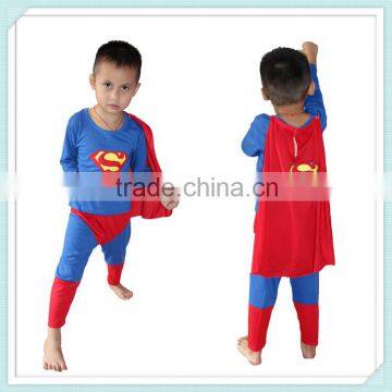 Carnival Halloween Children Performance Suits Ultraman Superman Costume Cheap Superman Man Steel Costume Child Cosplay Costumes