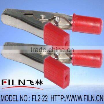 50mm insulated nikel plating battery crocodile clip