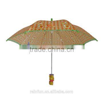 16.5'' x8k manual open rain kid umbrella with cute handle