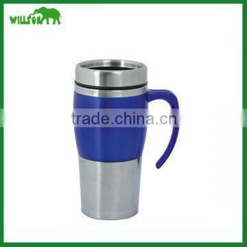 16oz stianless steel auto mug gift mug plastic cup