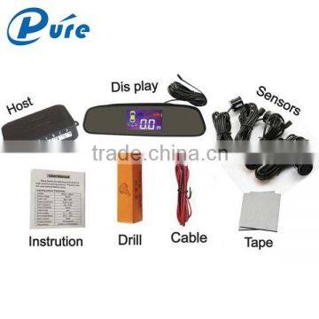 Wireless Parking Sensor with 4 Sensors Universal Wholesale Radar Sensor LCD High Definition Radar Detection
