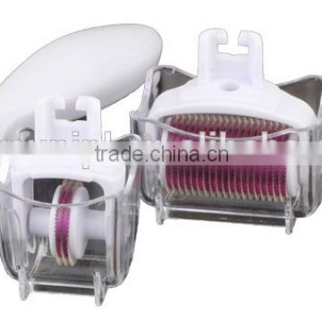 Strong function micro 4 in 1 derma roller in 300 pin 720 and 1200 pin with disinfection silion container popular derma roller