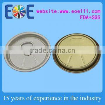 Aluminum beverage easy open can door