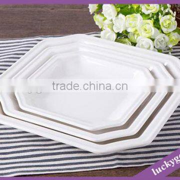 Personized White Custom Melamine Plate for Hotel