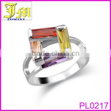 2014 Fashion Trend Elegant Emerald Sapphire Stone Ring Men and Women