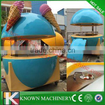 Attractiv in mall snack food kiosk outdoor fiberglass