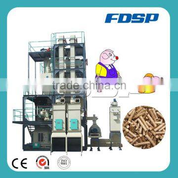 2-4t/h livestock cow feed pellet production line changzhou machine