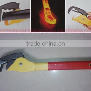 Quick fast Pipe Wrench spanner with drop forged