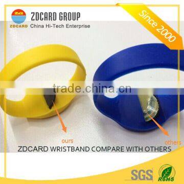 OEM RFID Silicone Wristband Bracelet for Ticketing