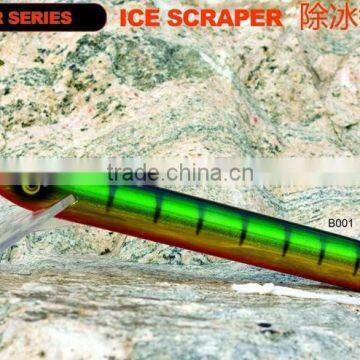 Wobbler series ice fishing lure ice scraper