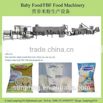 Nutrition instant rice flour baby food making machine