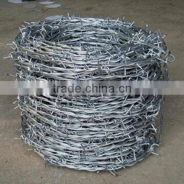 Galbanized barbed wire/PVC coated barbed wire