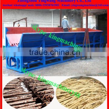 slot type wood debarking machine