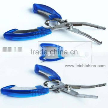 Bent nose Braided Line Cutting stainless fishing Plier