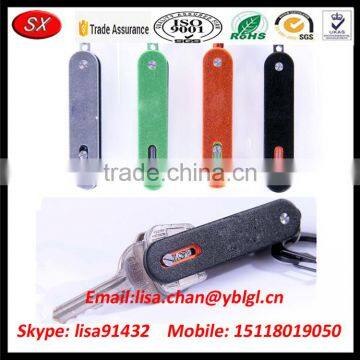 Sand Blast Aluminum CNC Key Holder With Various Color photo-3