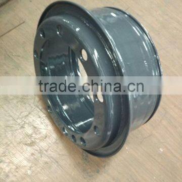 6, 8 Holes Forklift Deep Grey Wheel RIms 16inch on Hot Sale