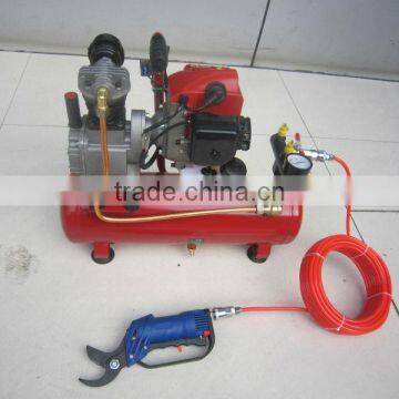 pneumatic pruning machine