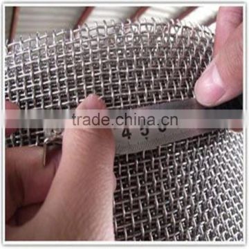 hot sale galvanized and black square crimped wire mesh