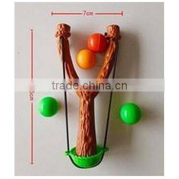 High quality plastic slingshot with eva balls