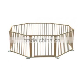 Foldable Baby Wooden Playpen 8 Sides