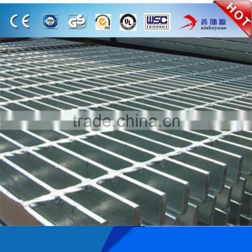 Factory Cheap Price Deck Grating Hot Dipped Galvanized Plain Serrated I-shape Steel Walkway Grating