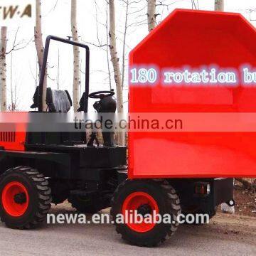 2016 Hot Sale 3ton FCY30R With 180 Rotation Bucket Mini Tip Lorry photo-4