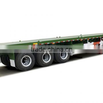 Hot sale 3 axle 40ft semi trailer flatbed trailer dimensions