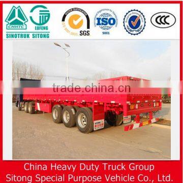 3 Axles Side Wall Truck Trailers/high Bed Semi-trailer With Side Walls/bulk Cargo Semitrailer photo-4