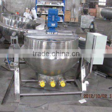Electric Heating Tilting Jacketed Kettle With Mixer Scraper photo-3