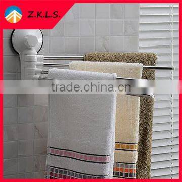 Rotatable 4 Tier Stainless Steel Bathroom Towel Drying Rack Shelf photo-2