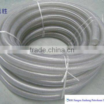 Clear Spiral Reinforced PVC Steel wire Suction Hose